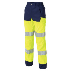 Pantalon haute visibilité jaune