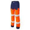 Pantalon de travail haute visibilité poche genoux
