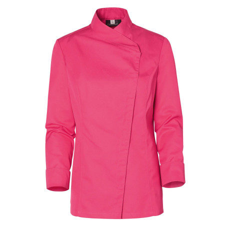 Veste cuisine femme rose