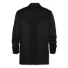 Veste cuisine noire manches longues homme