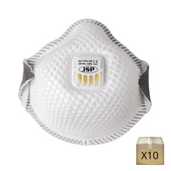 Masque respiratoire jetable avec lunette FFP2 Filterspec Pro JSP