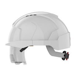 casque chantier blanc