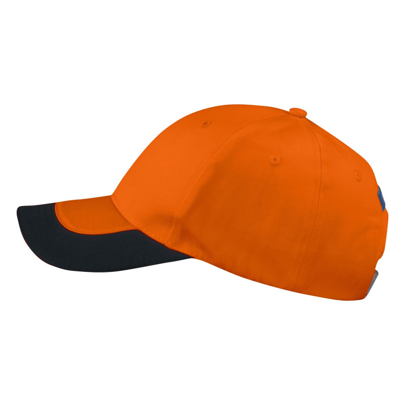 Casquette orange haute visibilité