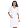 Blouse médicale blanc manches courtes