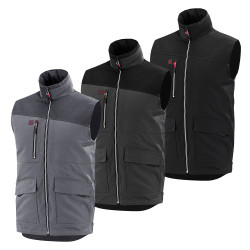 Body-warmer Gilet doublé sans manches 