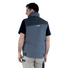 Gilet travail doublé ouate sans manches 