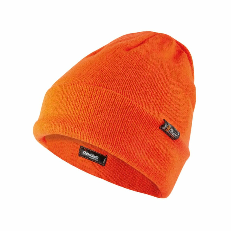 Bonnet orange fluo professionnel