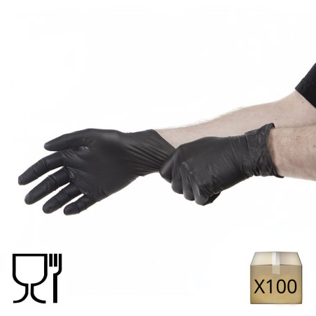 gant nitrile jetable noir gant nitrile jetable noir