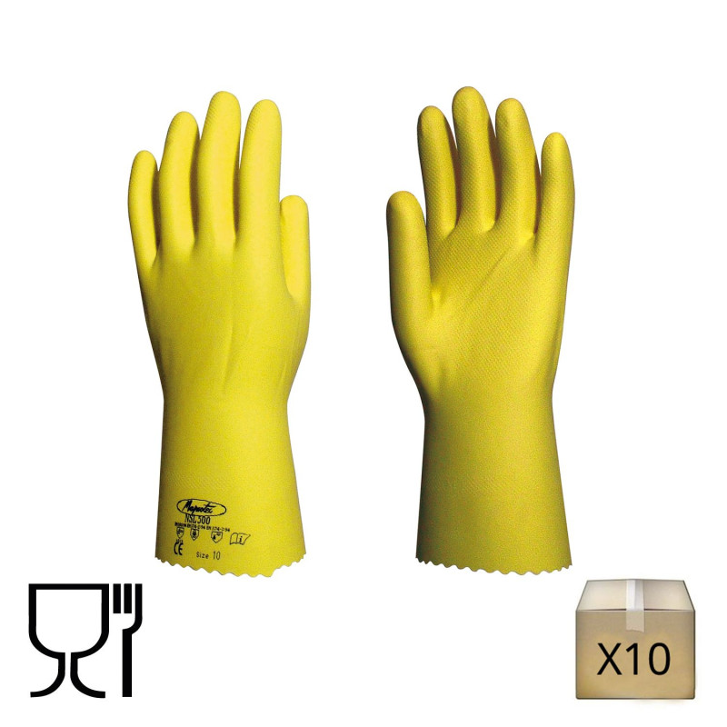 Gants imperméables 60 cm en latex épais 5600 - Protection des mains