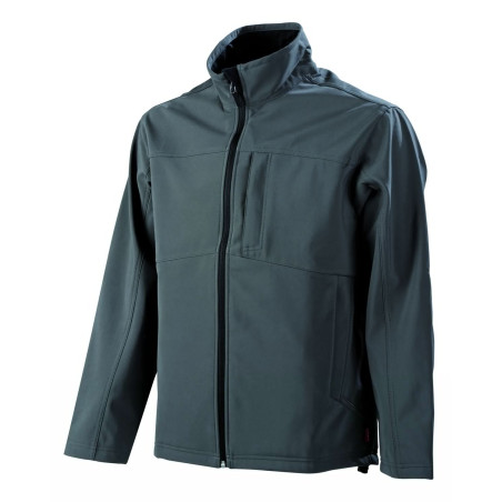 veste de travail softshell déperlante homme gris