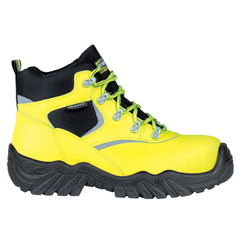 Chaussures de sécurité Fluo cuir homme S3 HI CI HRO SRC Luminous Cofra