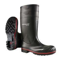 Bottes sécurité Noires S5 SRA Acifort Heavy Duty Dunlop