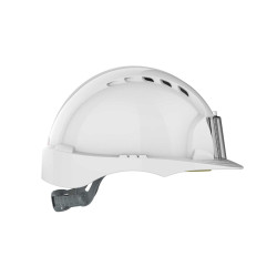 Casque chantier porte badge