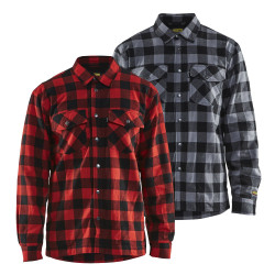 Dickies Veste chemise en flanelle doublée avec traitement Hydroshield pour  homme en Plaid Buffalo Noir Ardoise Foncé