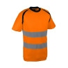 Tee shirt haute visibilité orange