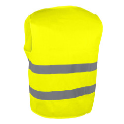 Gilet de travail jaune fluo