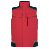 Gilet travail rouge