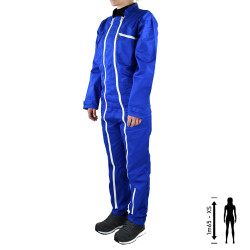 Combinaison travail double fermeture femme