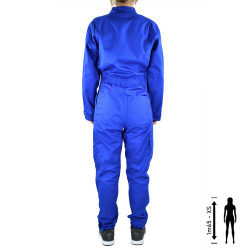 Combinaison professionnelle double fermeture femme