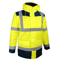 Parka haute visibilité 4 en 1