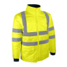 Parka jaune haute visibilité 4 en 1