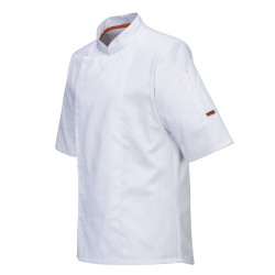 veste cuisine manches courtes