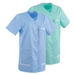 Tunique médicale femme bleu AMANDA Clemix