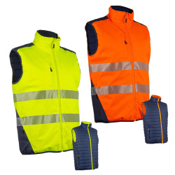 Gilet haute visibilité réversible