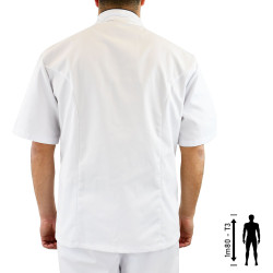 veste cuisine manches courtes