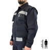 blouson travail manches transformables