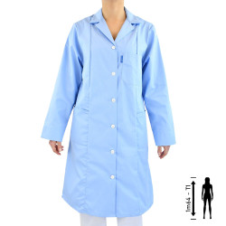 blouse médicale bleu femme