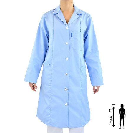 blouse médicale bleu femme