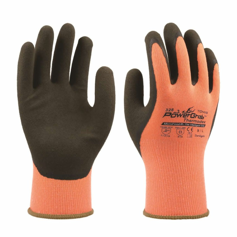 PAIRE GANTS FROID WATERPROOF DOUBLE LATEX