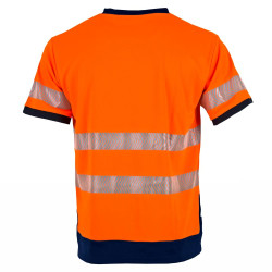 Tee Shirt travail orange fluo