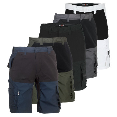 Bermuda de travail Ripstop multipoches HESPAR