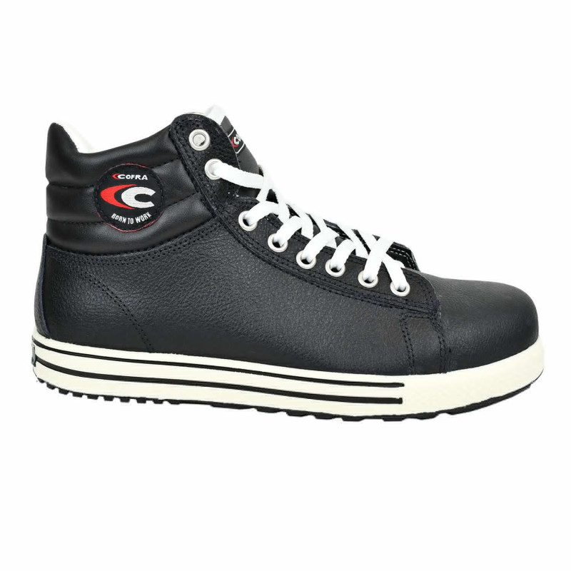 Chaussures de sécurité noires en cuir S3 SRC THROW