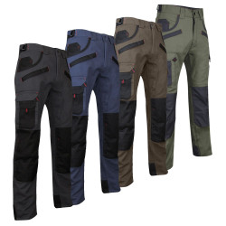 Pantalon de travail LMA ARGILE TOURBE SECATEUR BRIQUET	