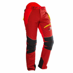Pantalon anti coupure rouge