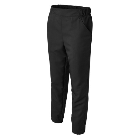 Pantalon professionnel noir femme