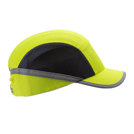 Casquette chantier jaune fluo Casquette chantier jaune fluo