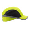 Casquette chantier jaune fluo