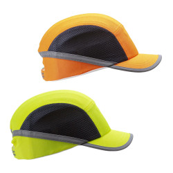 Casquette sécurité fluo