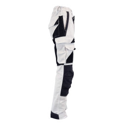 promotion pantalon travail blanc