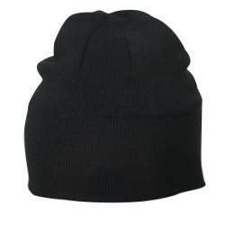 Bonnet Long Pro Coton - Noir