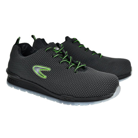 Chaussures De Sécurité Basses Cofra Equinox S3 SRC - Cuir Bleu - NEUVES
