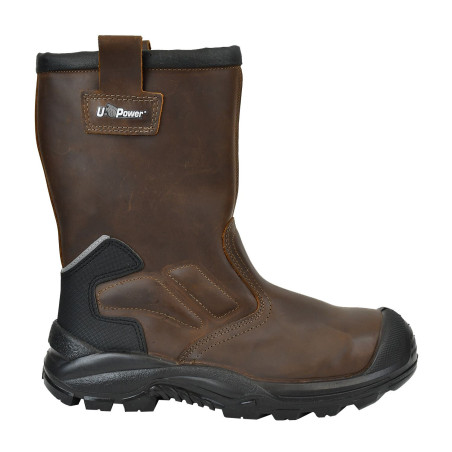 Bottes de Sécurité S3 CI SRC en cuir isolation thermique upower