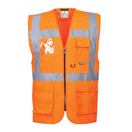 Gilet Haute Visibilité multi-poches orange Gilet Haute Visibilité multi-poches orange