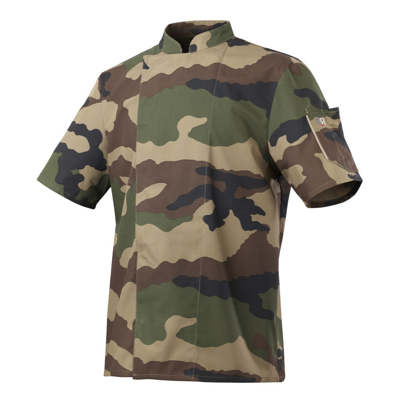 Veste cuisine camouflage militaire