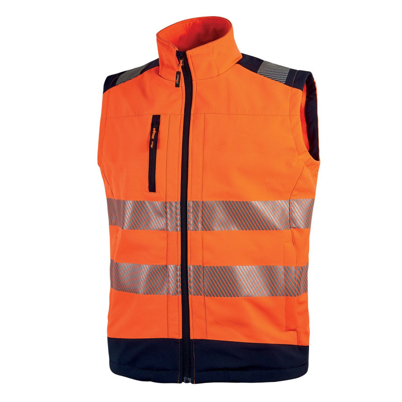 Veste de travail Haute Visibilité Softshell Stretch Upower MIKY HL169