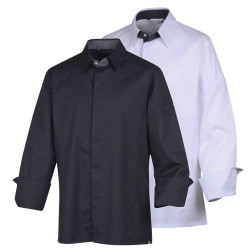 Veste de cuisine col chemise Temi